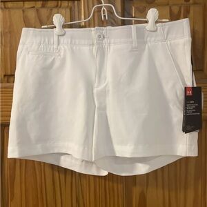 Under Armour Women's White Golf Shorts.